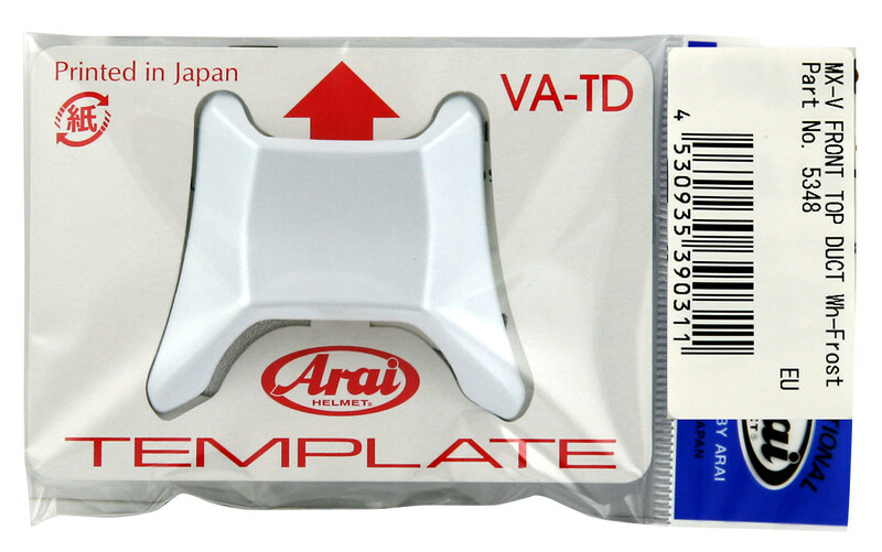 ventilación frontal para casco mx-v