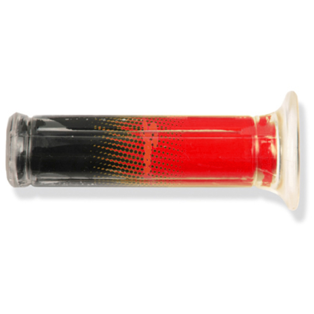 puños de moto dynagrip transparentes verdes para manillar de 22mm