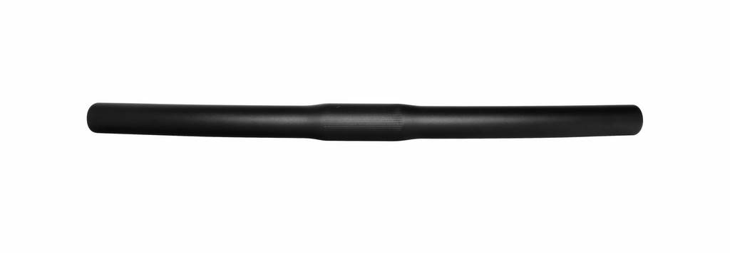 Manubrio Piatto In Alluminio Per Bici Single Speed/Fixie – Larghezza 38 Cm, Nero, Attacco 25,4 Mm