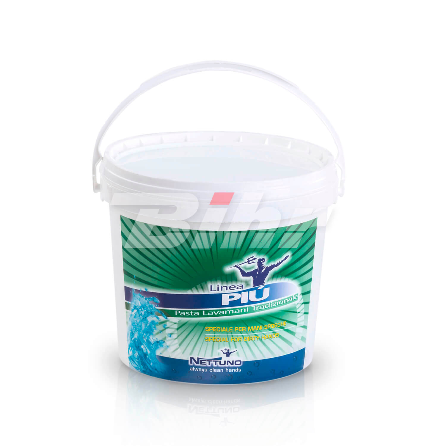 pasta lavamanos nettuno linea piú para eliminar grasa, aceite y lubricantes de forma natural