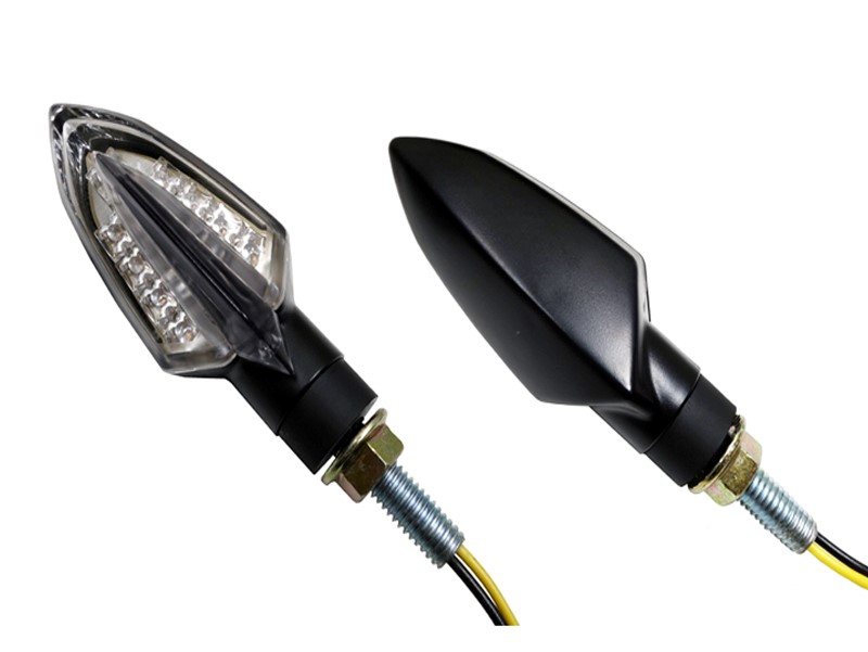 set de intermitentes led transparentes universales homologados