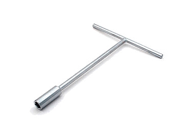 llave vaso plana en t 8 mm
