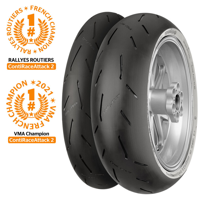 CONTINENTAL Wettbewerbsreifen CONTIRACEATTACK 2 STREET 180/55 ZR 17 M/C 73W TL - Bild 1 von 1