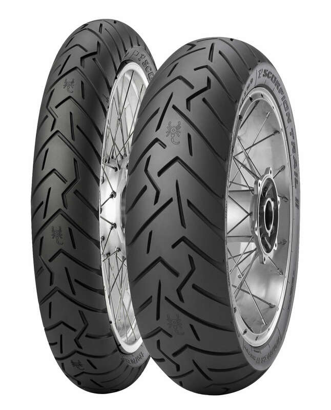 neumático cubierta moto trail scorpion ii (f) 120/70 zr 19 m/c 60w tubeless (d)