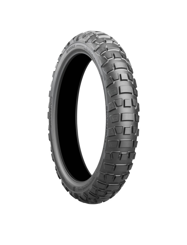 neumático de trail battlax advcross ax41f 3.00 r21 m/c 51p tl