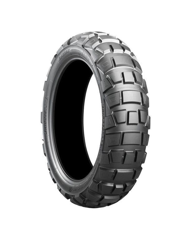 neumático de trail battlax advcross ax41r 4.60 r17 m/c 62p tl