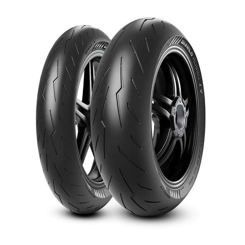 copri pneumatici per moto DIABLO ROSSO IV (F) 110/70 ZR 17 M/C 54W TUBELESS - Bild 1 von 1