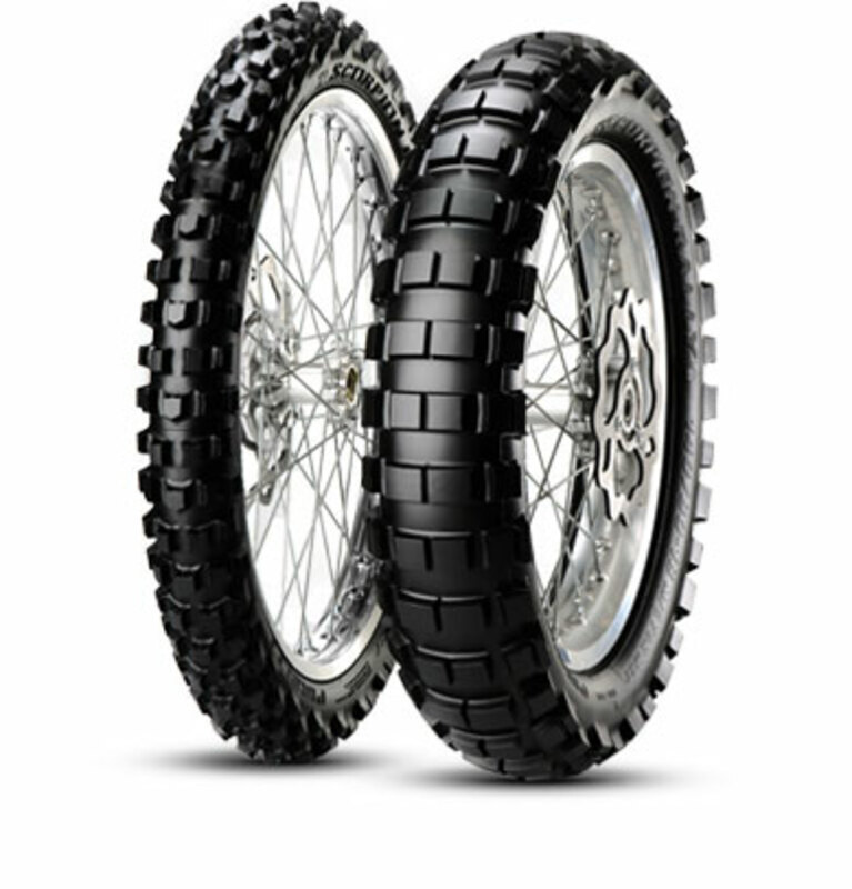 neumático cubierta moto barro/nieve scorpion rally (f) 90/90-21 m/c 54r tubeless