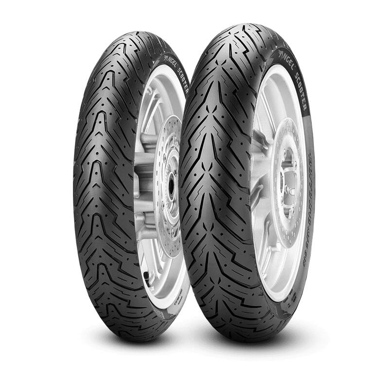 neumático cubierta moto angel scooter (f/r) 120/70-12 51l tubeless