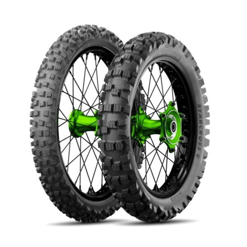 neumático moto para cámara starcross 6 hard 110/90-19 m/c nhs 62m