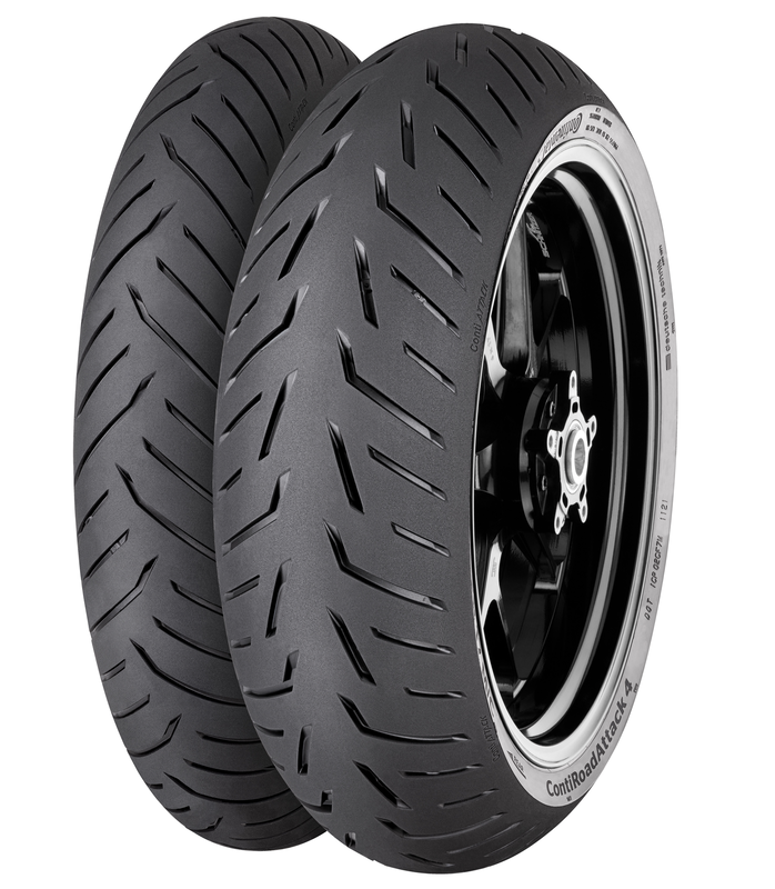 neumático cubierta moto contiroadattack 4 190/55 zr 17 m/c (75w) tubeless