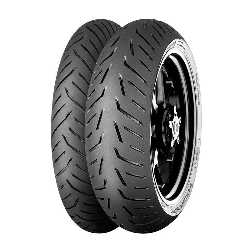 neumático cubierta moto delantero/trasero contiroadatttack 4 gt 180/55 zr 17 m/c (73w) tl