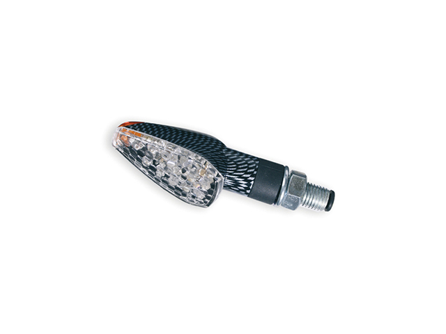 juego pareja intermitentes carbonlook con leds universales