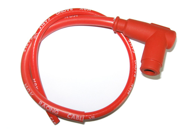 cable de bujía cr5 ngk con codo/cable de 90° de conexión a perno terminal roscado