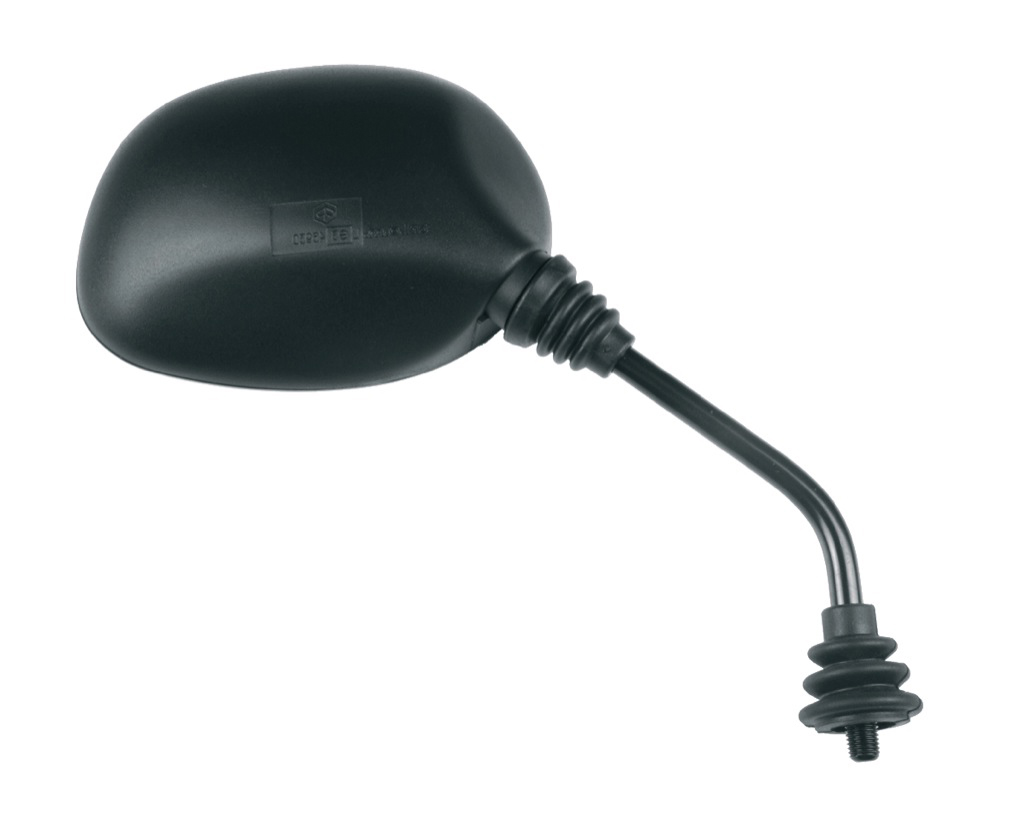 espejo retrovisor derecho tipo oem de plástico negro para manillar de motocicleta