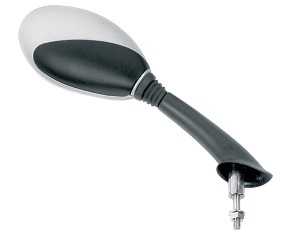 espejo retrovisor derecho tipo oem para moto - color negro