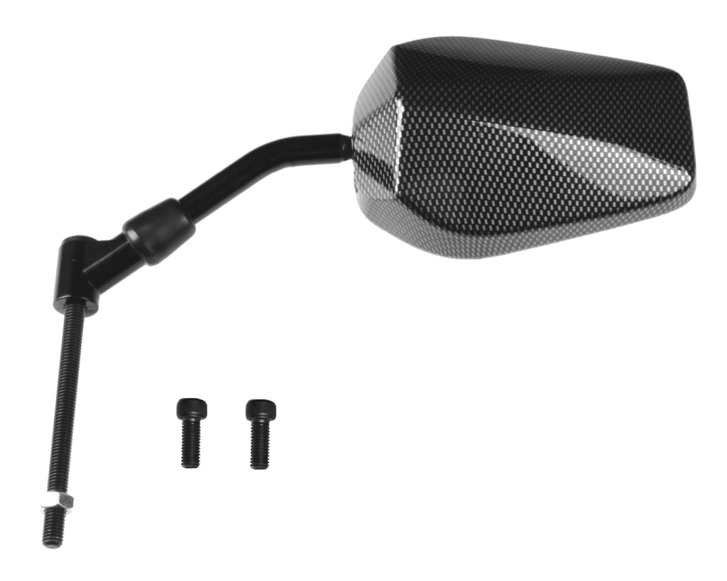 espejo retrovisor tipo oem con acabado en carbonlook para peugeot