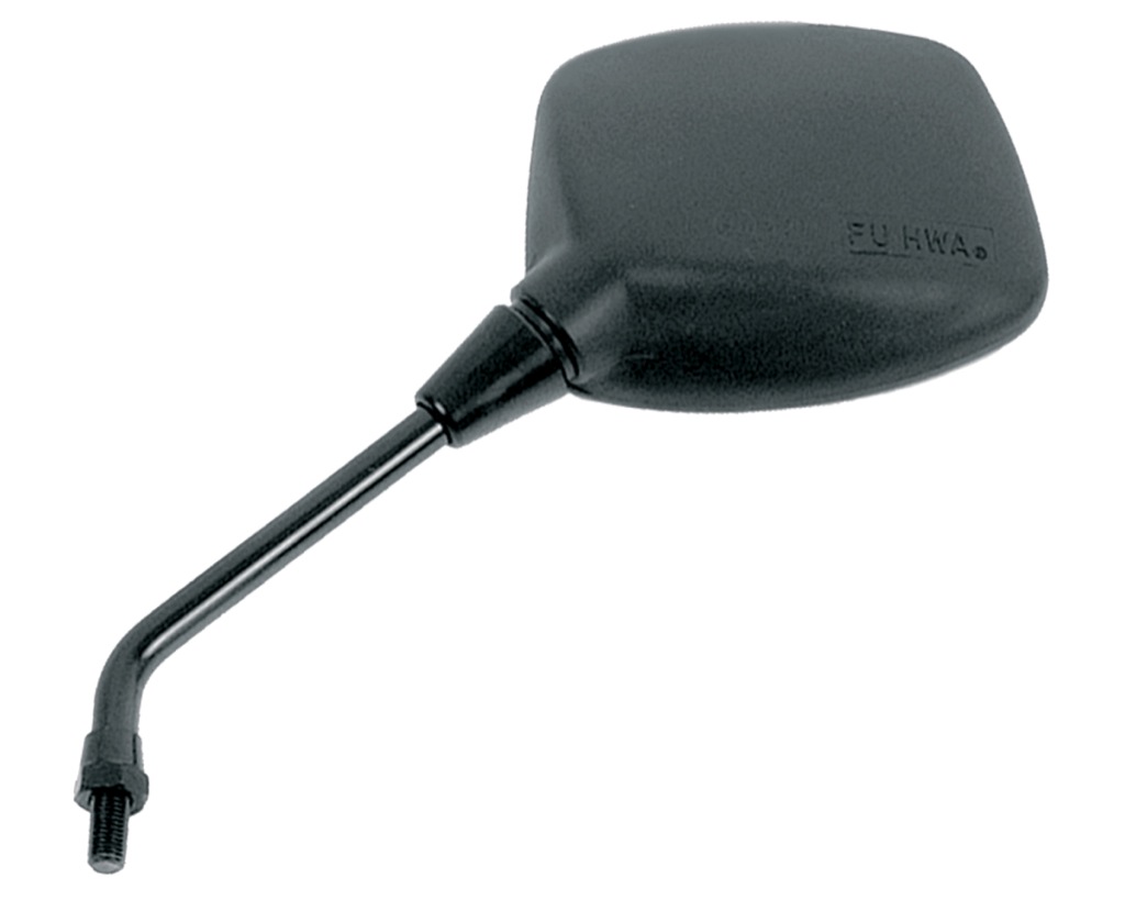espejo retrovisor izquierdo tipo oem para manillar - compatible con calle legal - negro