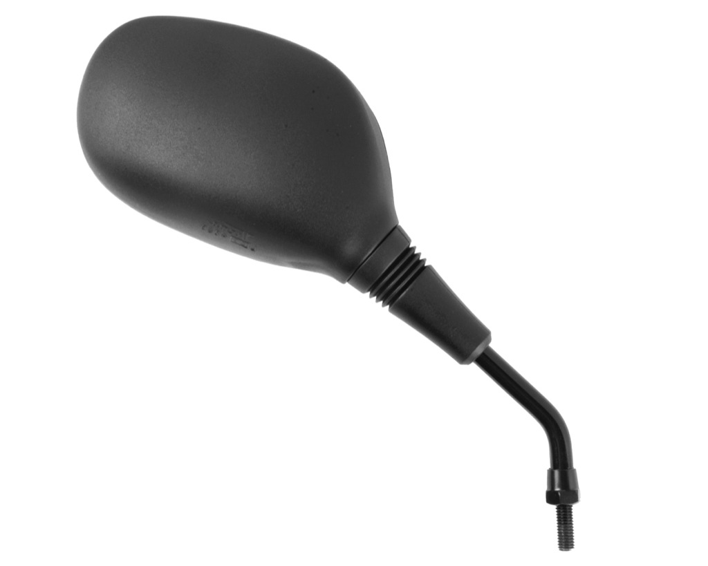 espejo retrovisor derecho tipo oem de plástico negro para manillar