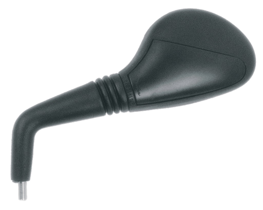 espejo retrovisor izquierdo tipo oem para manillar de moto | color negro | homologación ce