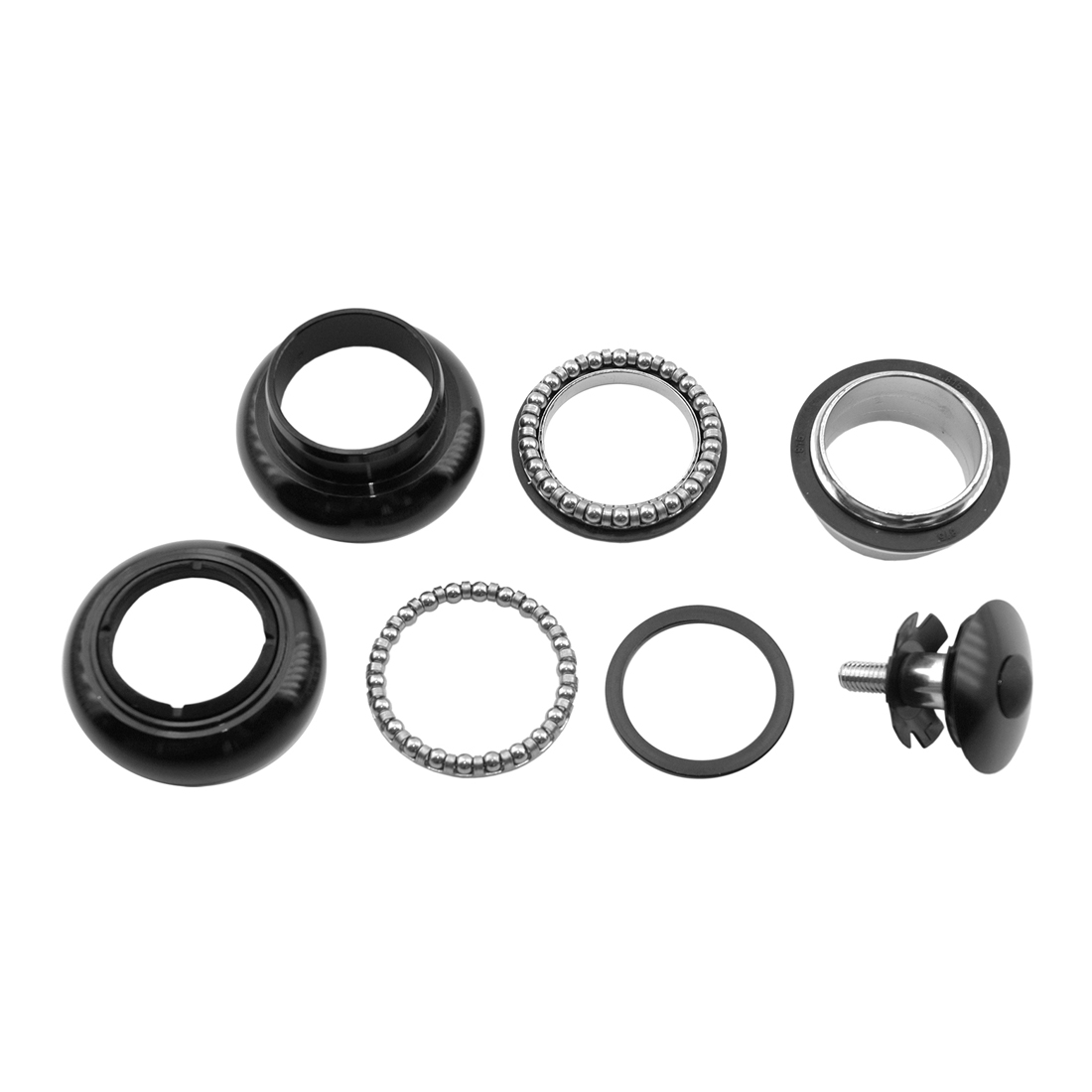 juego direccion a-head aluminio rodamientos negro 1 pulgada (26,4)