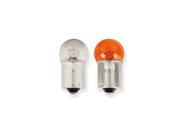 Orangefarbene Ersatzlampe 12Vx21W für Motorrad, Quad oder Roller - Marke V PARTS - Bild 1 von 1