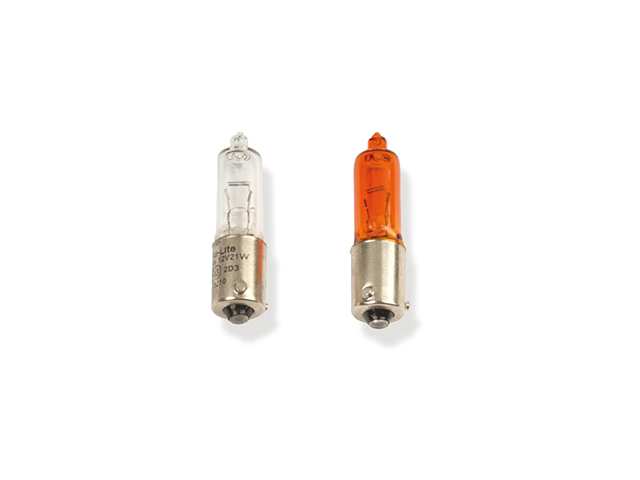 caja 10 lámparas bombilla naranja 12vx6w
