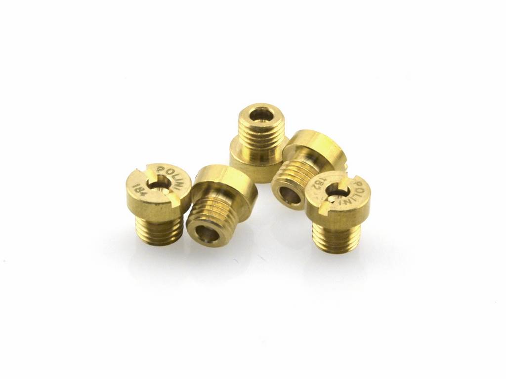 chiclés de carburador polini dell´ orto 6mm dorados