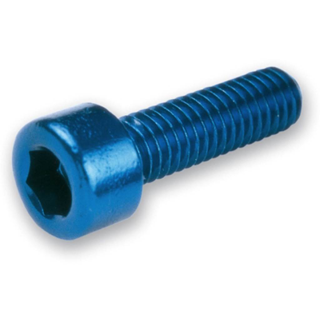 blister de 6 tornillos allen cabeza cilíndrica de aluminio