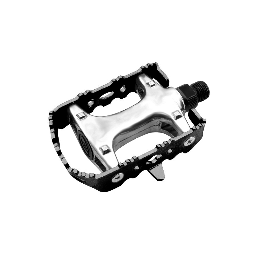 pedales de bicicleta mtb/ciudad xerama, cuerpo de aluminio y eje cr-mo, peso de 216g