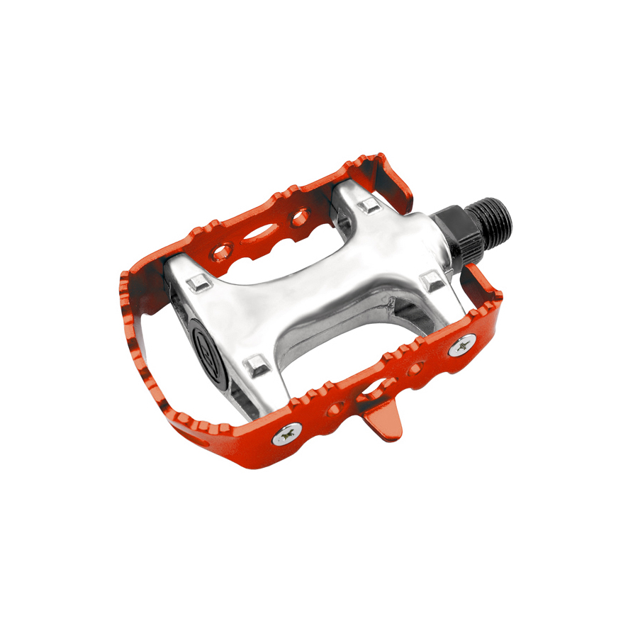 pedales de bicicleta mtb/ciudad xerama, cuerpo de aluminio y eje cr-mo, peso de 216g