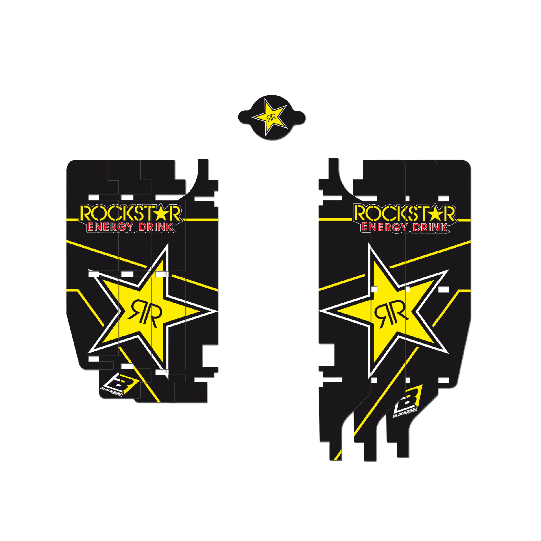 adhesivos para rejillas de radiador  rockstar energy a302l