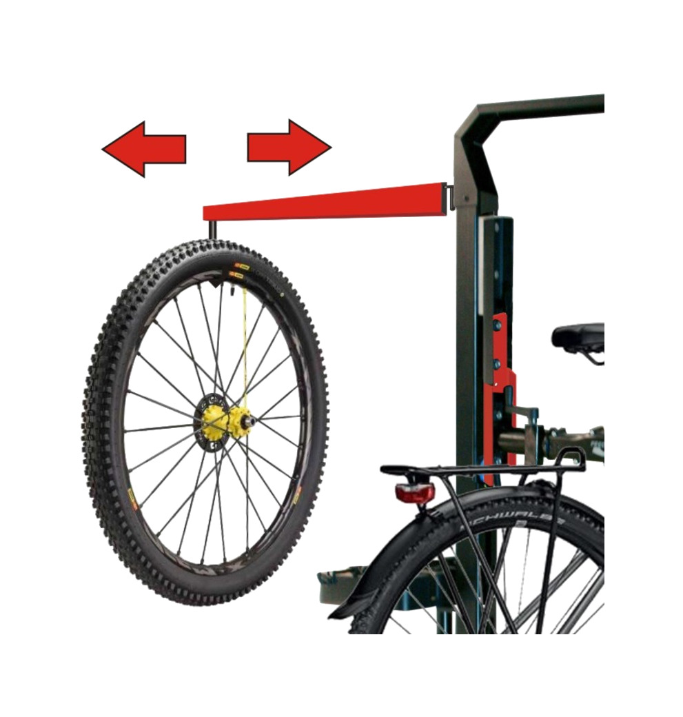 brazo de hierro para soporte reparación bicicleta leb 50