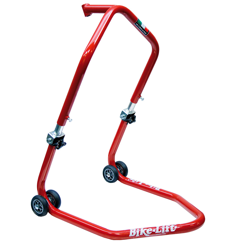 caballete soporte delantero al chasis para dejar rueda libre bike lift