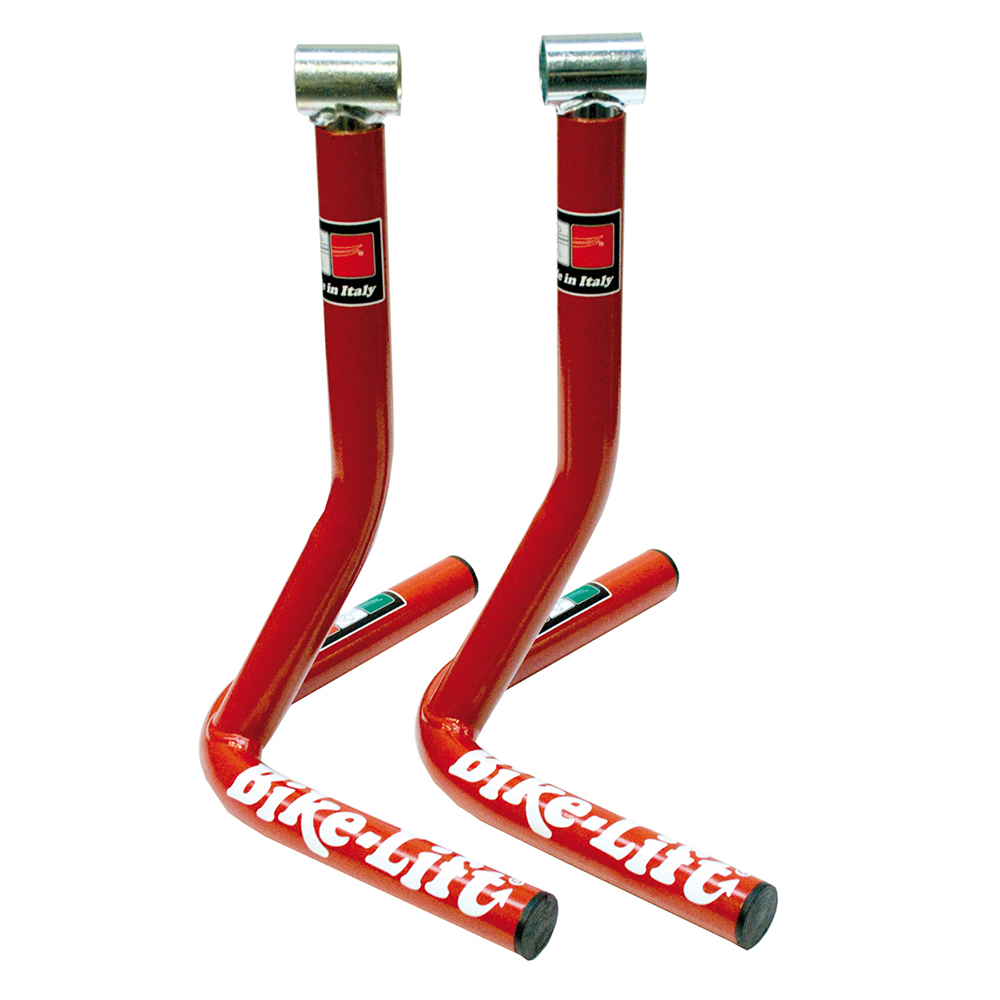 caballetes (candelabros) traseros gemelos al reposapie bike lift