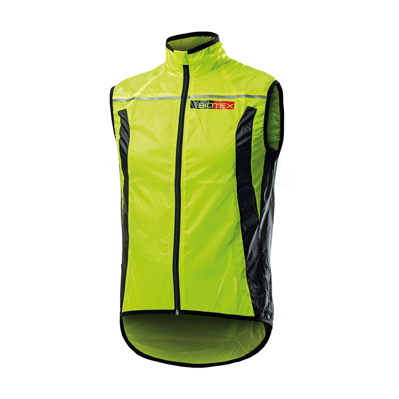 BIOTEX Chaleco cortavientos impermeable para ciclismo - Foto 4 di 7