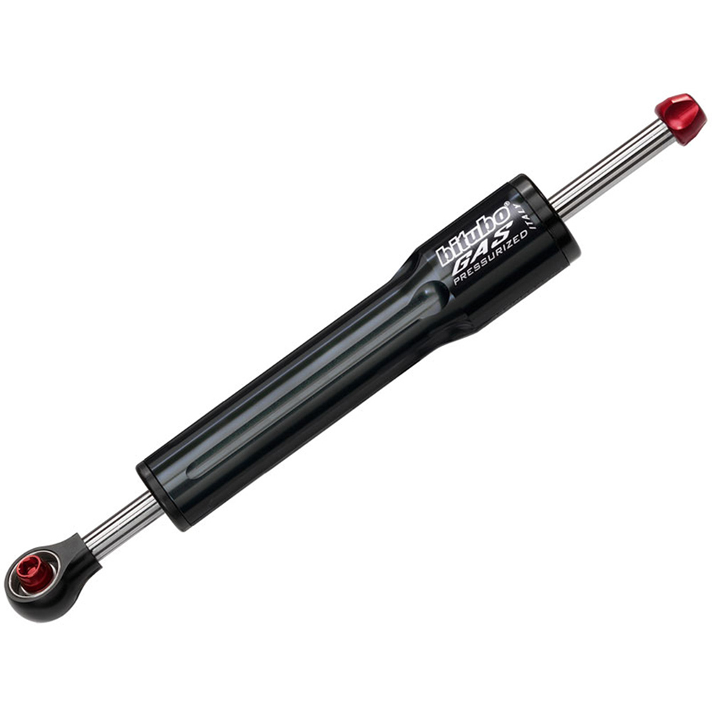 cilindro amortiguador de dirección color negro l.231mm