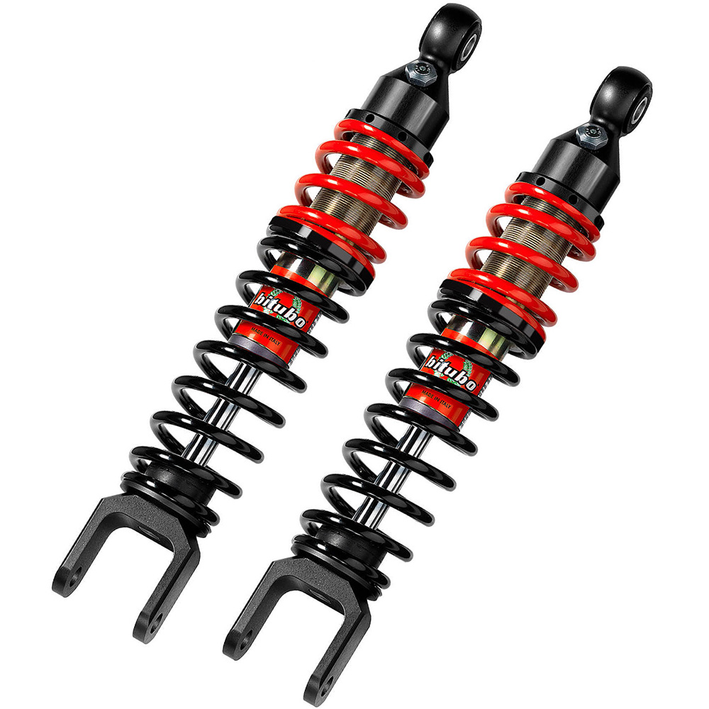 amortiguadores gas scooter muelle rojo/negro sc131ygb01