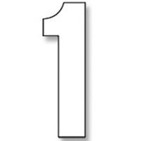 numeros adhesivos carrera dorsal - pack de 3 pcs pvc 5047