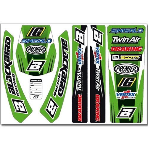 kit adhesivos pegatinas  standard kawasaki 5407