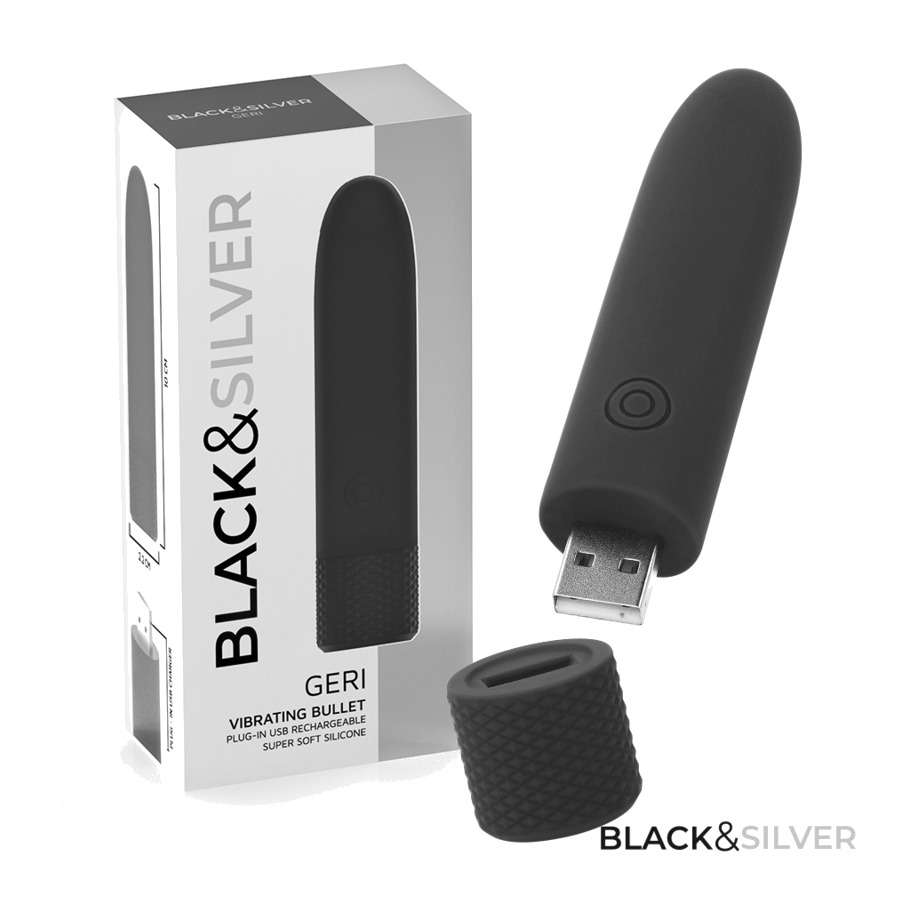 per usb aufladbarer mini-vibrator mit 8 vibrationsmodi geri 10x2,2cm