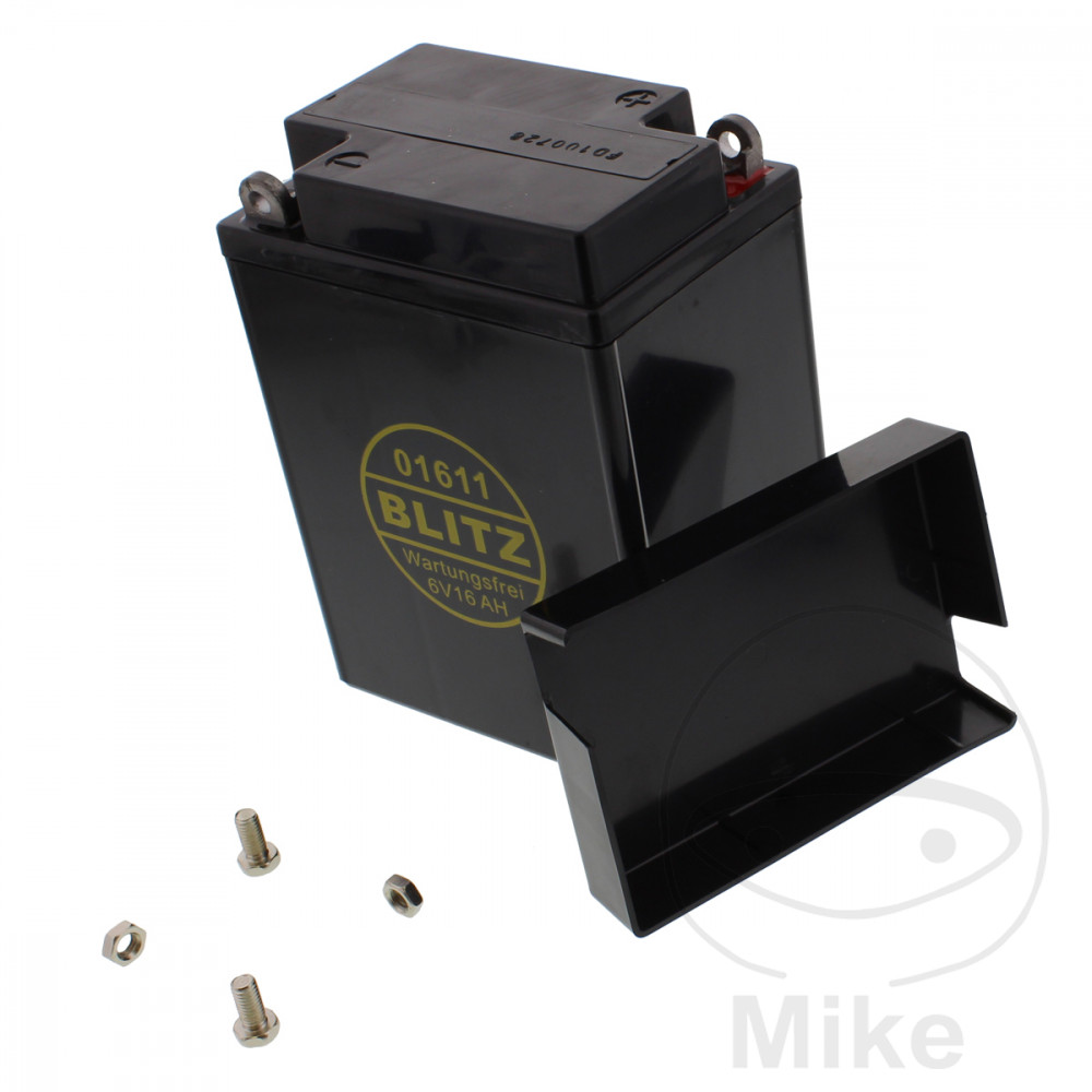 batería gel de moto con tapa 01611 6v