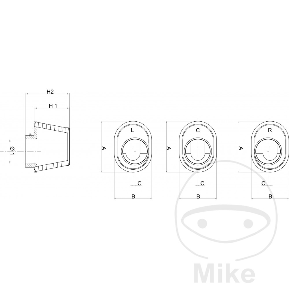 filtro de aire universal racing