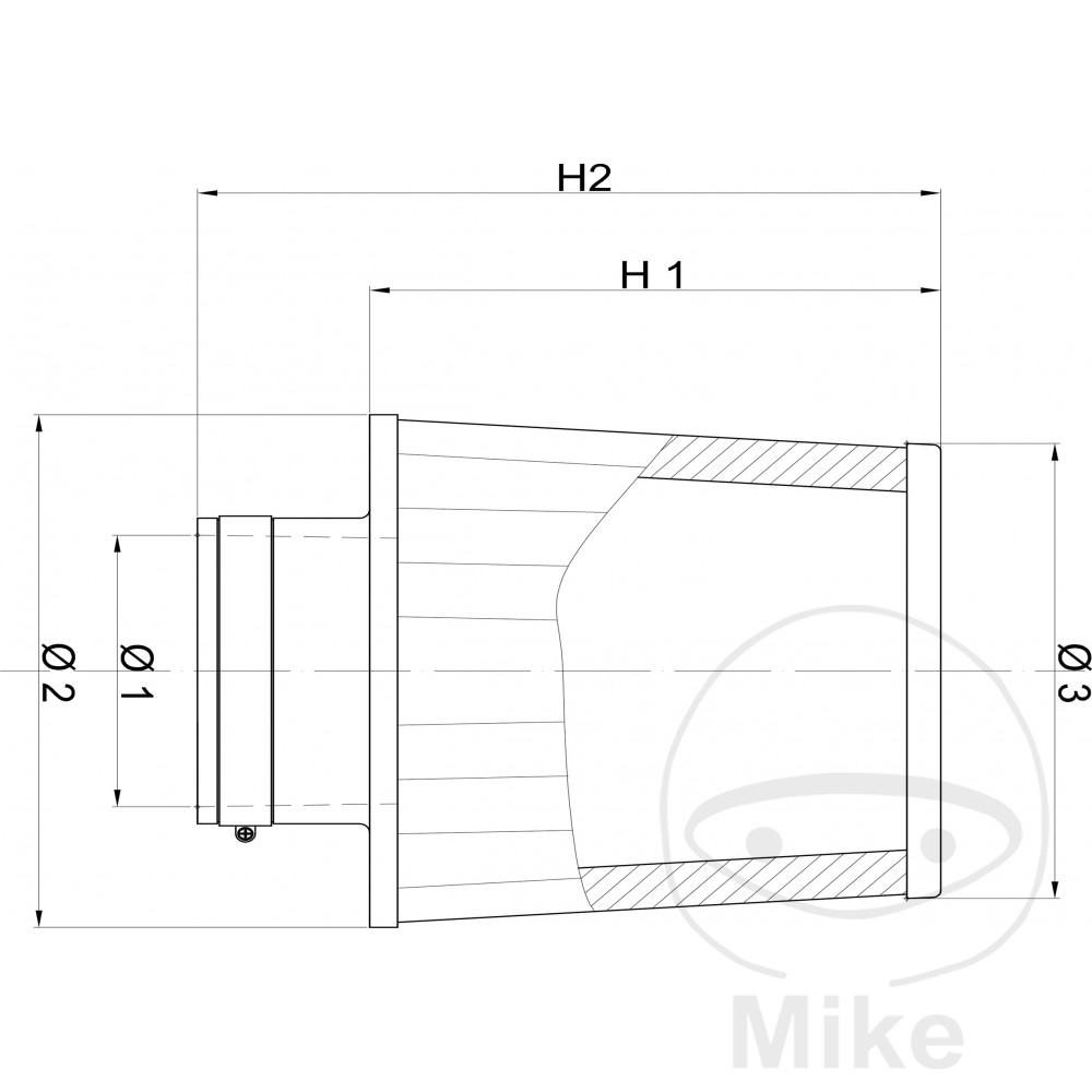 filtro de aire universal racing