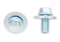 pack de 10 tornillos cabeza hexagonal m6x12 m6x1x12 - 8 mm