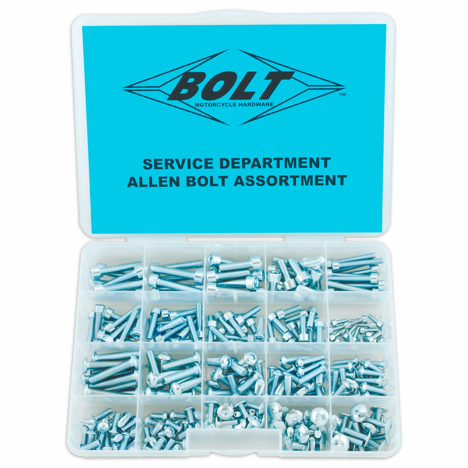 maleta de tornillos de motor y carenados btr 318 u