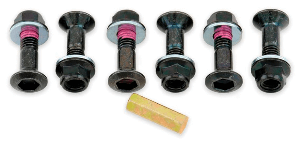 pack de 6 tornillos de corona con cabeza hexagonal