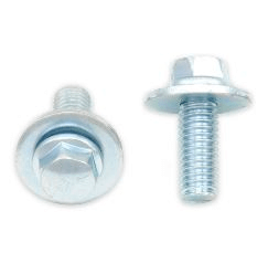 pack de 10 tornillos cabeza hexagonal m6x16 m6x1x16 - 8 mm