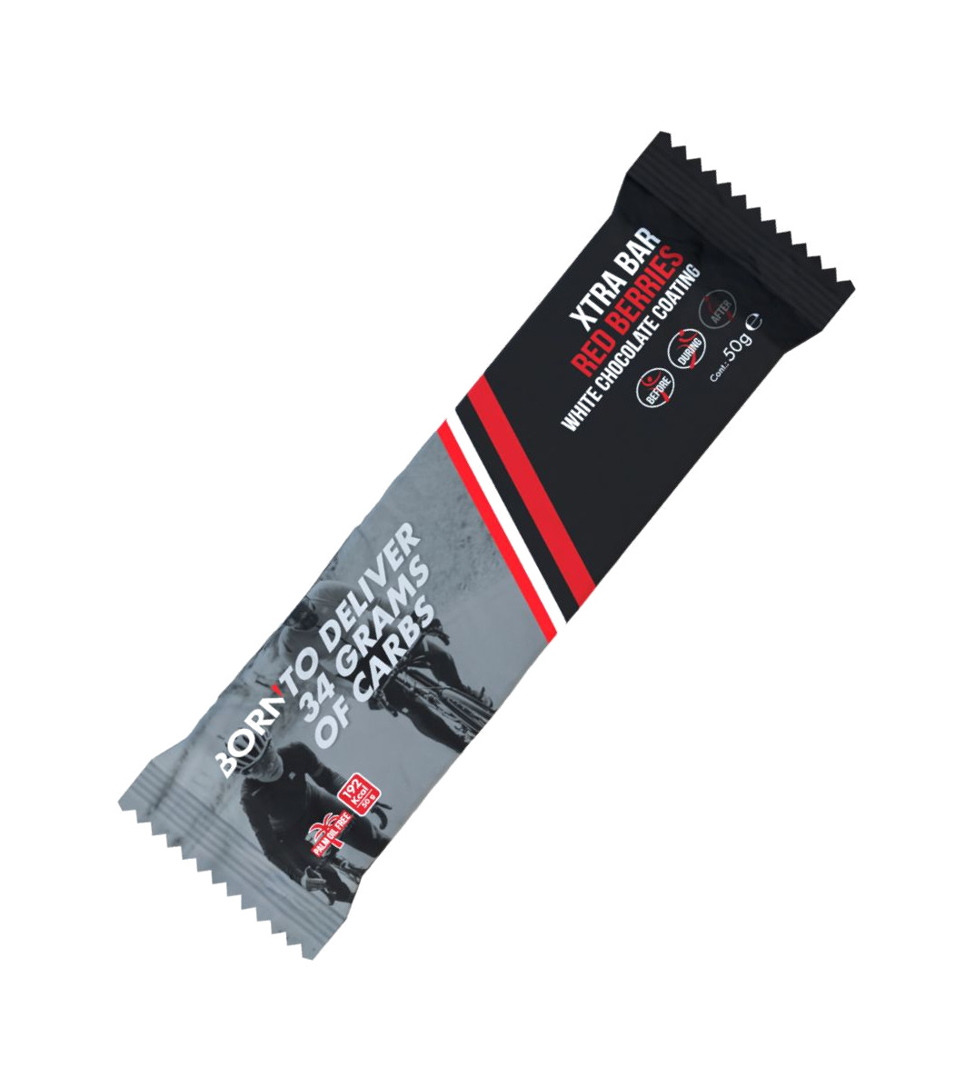 barrita energética frutos rojos chocolate rojos/chocolate extra 50 gr (15 uds)