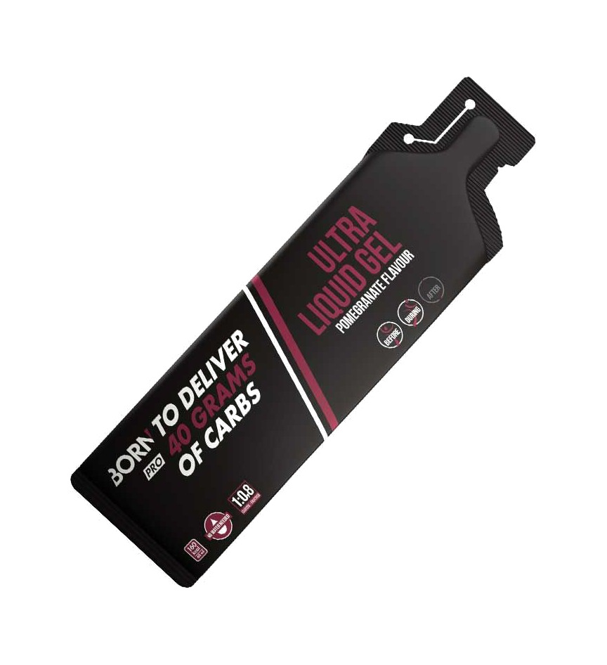 gel energético líquido para deportistas sabor granada 60 ml (12 unidades)